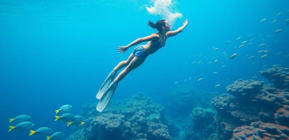 Pływanie w płetwach – korzyści, technika i dobór sprzętu