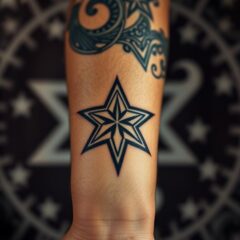 Tatuaże gwiazdki męskie – symbolika, znaczenie i trendy